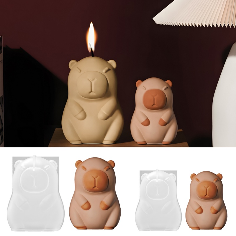 Candle Making Moulds - Capibara Pudding Bakken Siliconen Mal DIY