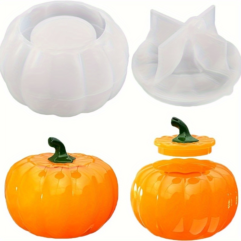 Candle Making Moulds - 2 stks Pompoenpot Siliconen Mallen Halloween