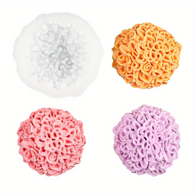 Candle Making Moulds - Een goudsbloem siliconen mal diy chrysant