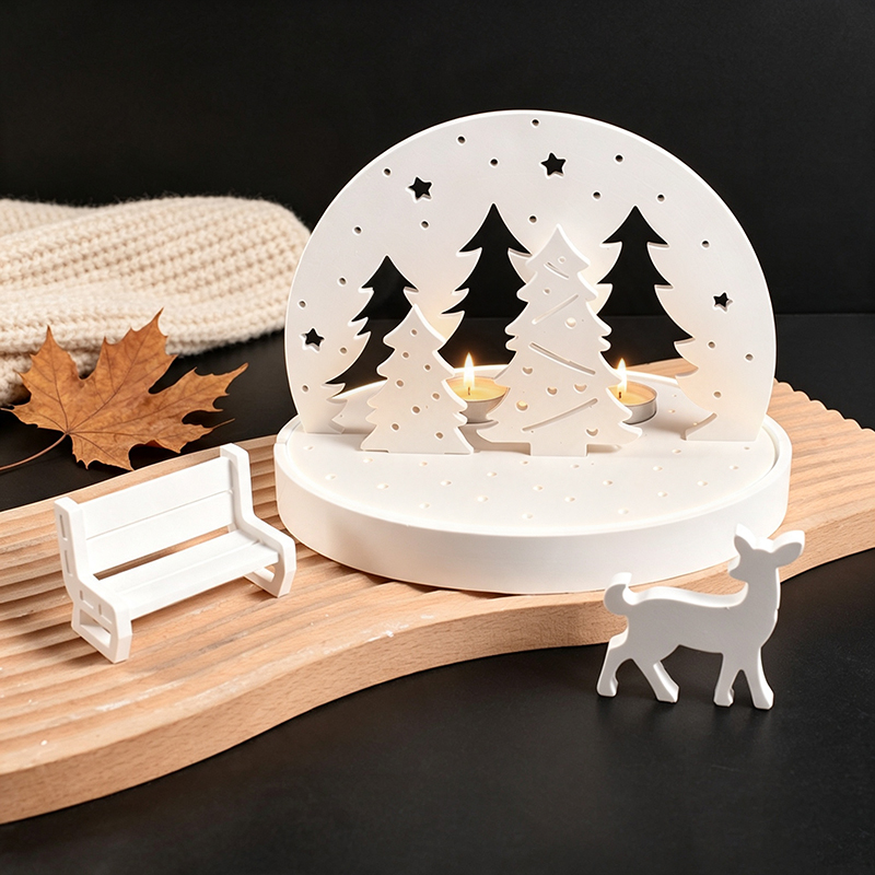 Kerst-Eland Theelicht Houder S - Candle Making Moulds recensie en prijs