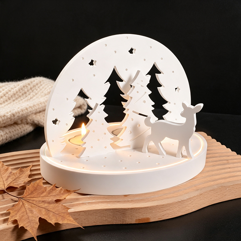 Kerst-Eland Theelicht Houder S - Candle Making Moulds recensie en prijs