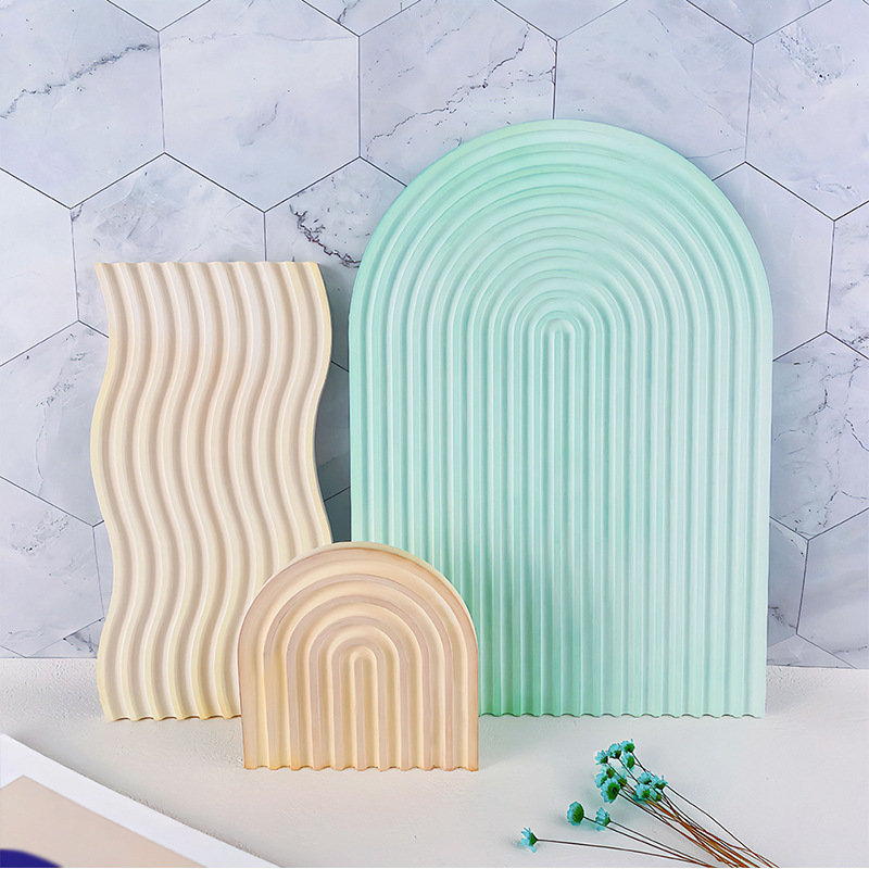 DIY Gestreepte Golf Lade Mal V - Candle Making Moulds recensie en prijs