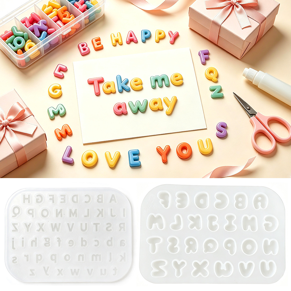2 stuks mini letter siliconen  - Candle Making Moulds recensie en prijs