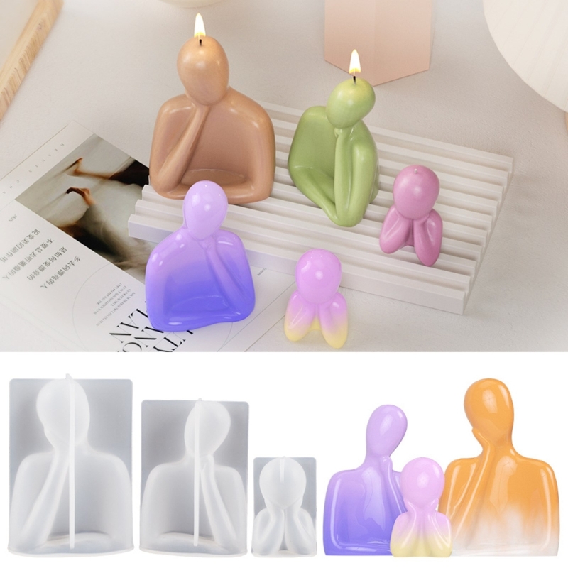 3d Familie Kaars Siliconen Mal - Candle Making Moulds recensie en prijs