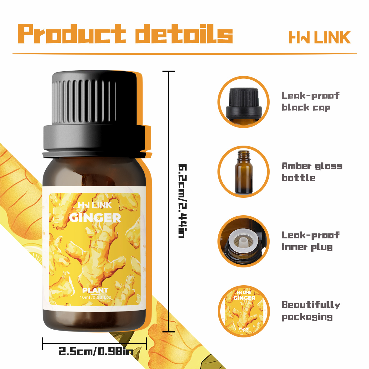 Gemberolie Pure Natuurlijke Ge - Candle Making Essential Oil recensie en prijs